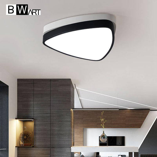 Plafonnier LED triangle arrondi bicolore Bwart - vue 5 sur 5