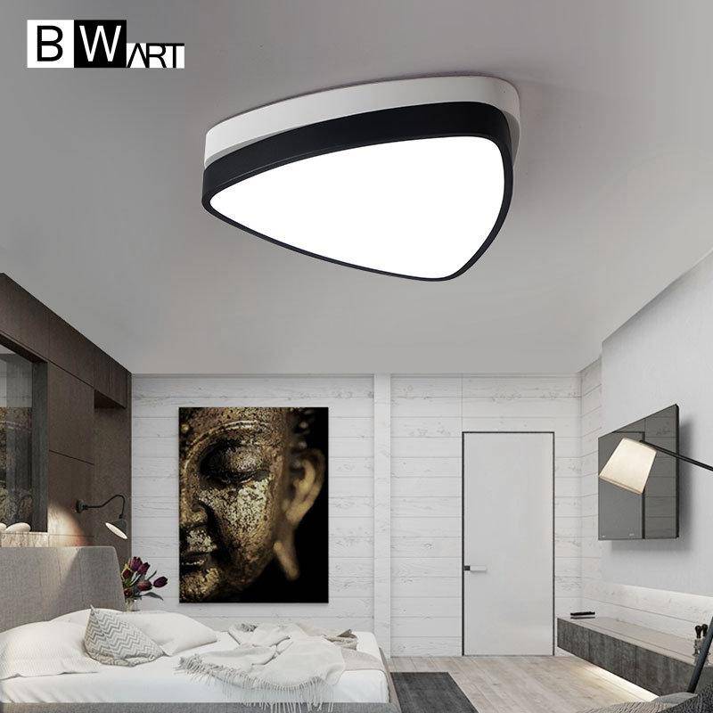 Plafonnier LED triangle arrondi bicolore Bwart - vue 3 sur 5