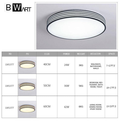 Plafonnier rond à LED moderne Bwart - vue 5 sur 5