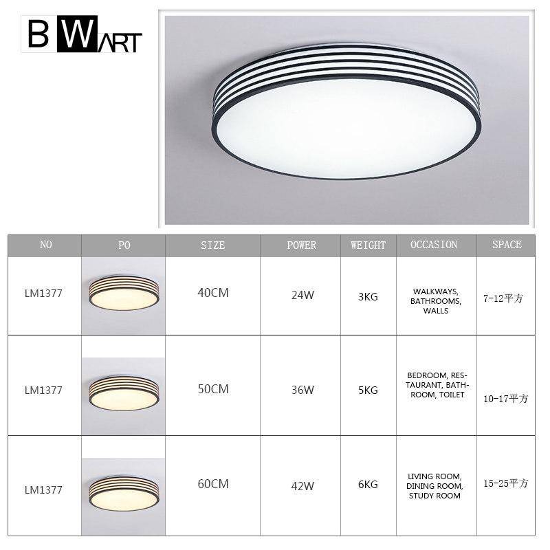 Plafonnier rond à LED moderne Bwart - vue 5 sur 5
