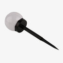 Lampe extérieur LED solaire boule blanche à piquer