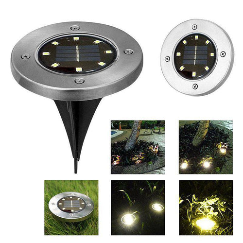 Spot extérieur 8 LEDs à encastrer Lumiparty - vue 5 sur 5