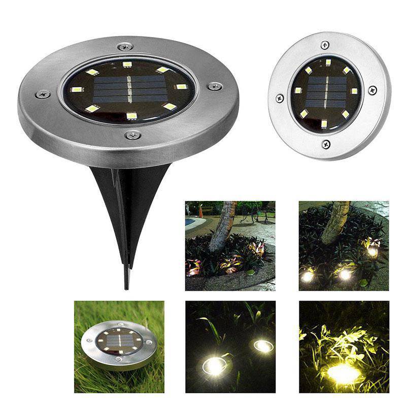 Spot extérieur 8 LEDs à encastrer Lumiparty - vue 5 sur 5