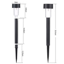 Lampadaire extérieur solaire à LED petite taille (lot de 10)