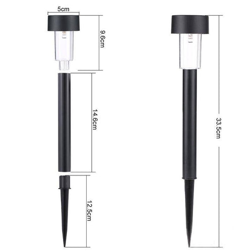 Lampadaire extérieur solaire à LED petite taille (lot de 10) - vue 5 sur 5