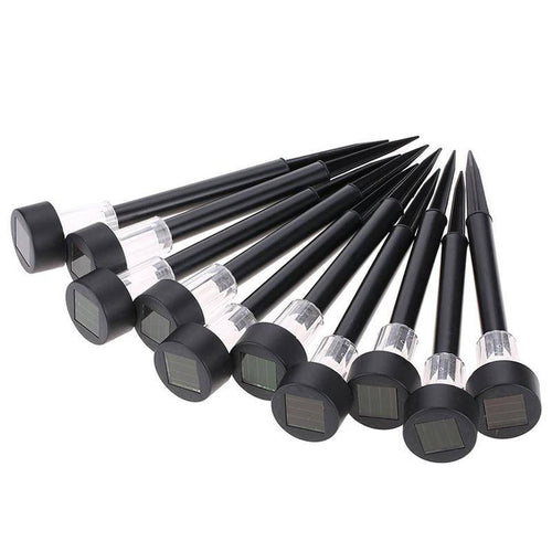 Lampadaire extérieur solaire à LED petite taille (lot de 10) - vue 3 sur 5