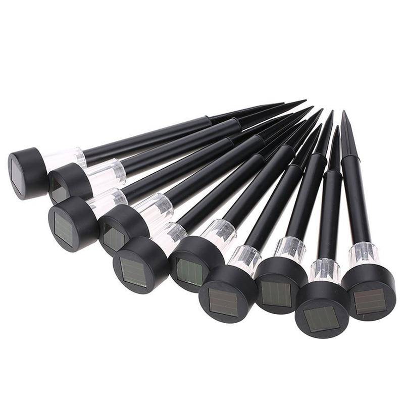 Lampadaire extérieur solaire à LED petite taille (lot de 10) - vue 3 sur 5