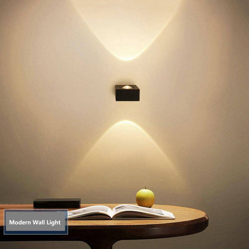Applique murale à LED carrée avec lampe des deux côtés - vue 4 sur 4