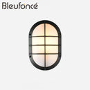 Applique extérieur LED moderne ovale à grille