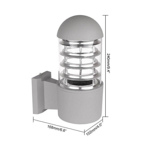 Applique murale extérieur LED Lumiparty (noir ou gris) - vue 5 sur 6