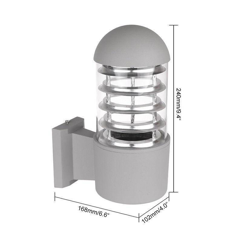 Applique murale extérieur LED Lumiparty (noir ou gris) - vue 5 sur 6