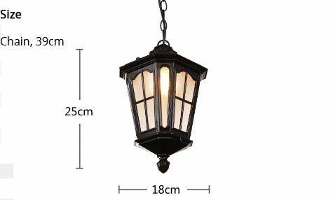 Lanterne extérieur en aluminium vintage - vue 4 sur 4