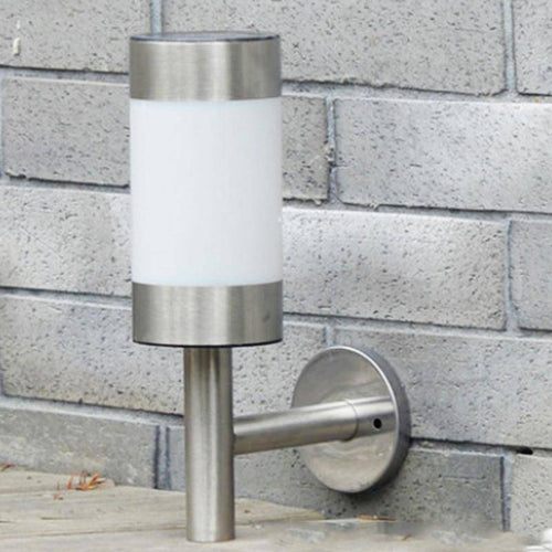 Applique extérieur LED chromée solaire - vue 2 sur 3