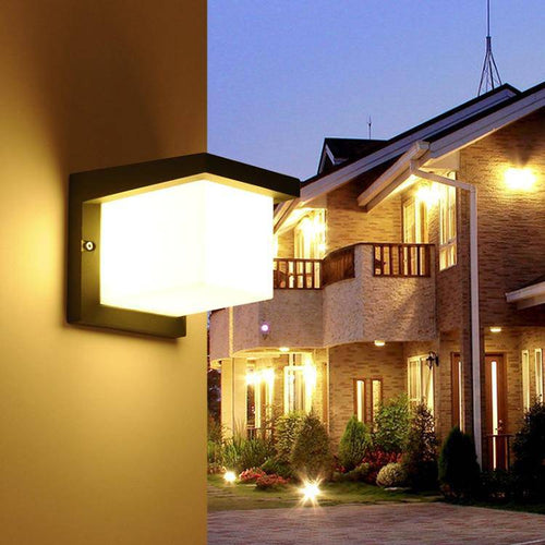Applique extérieur LED cube Sconce - vue 4 sur 4