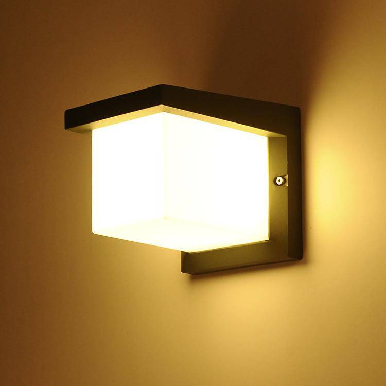 Applique extérieur LED cube Sconce - vue 2 sur 4