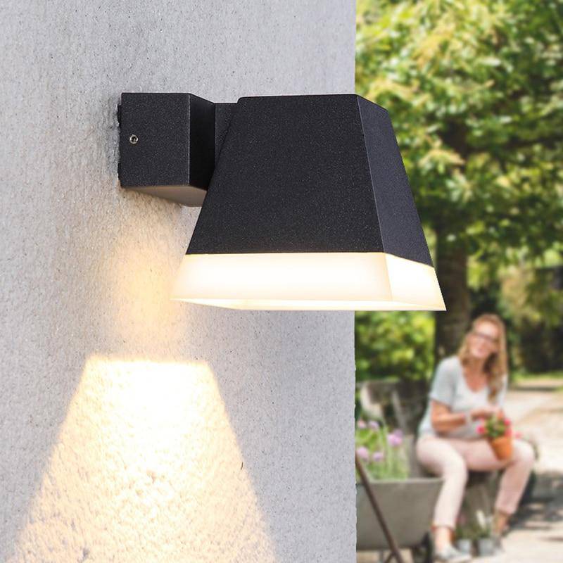 Applique extérieur LED pyramide en aluminium - vue 2 sur 4