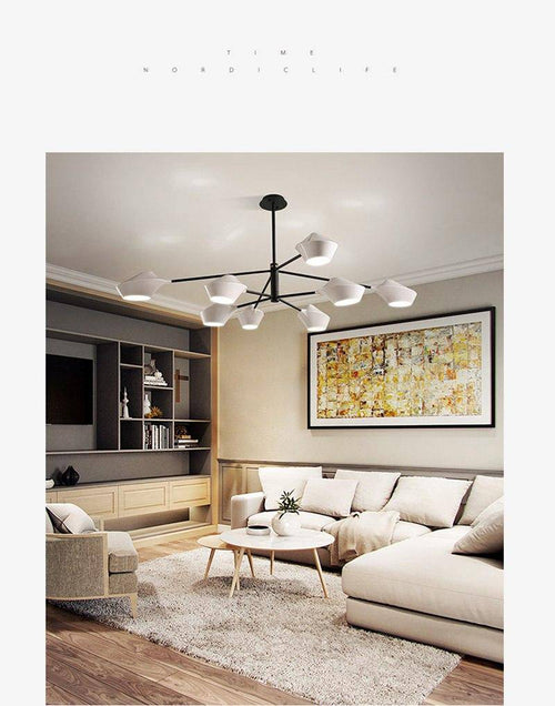 Lustre design branches et lampes Creative - vue 17 sur 26