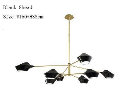 Lustre design branches et lampes Creative - vue 20 sur 26