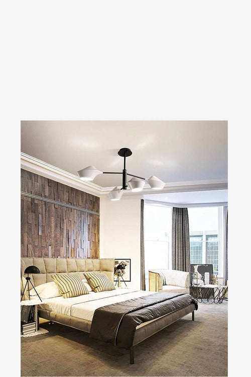 Lustre design branches et lampes Creative - vue 18 sur 26