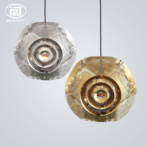 Suspension design doré ou argenté Hollowed - vue 4 sur 13