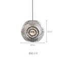 Suspension design doré ou argenté Hollowed