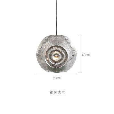 Suspension design doré ou argenté Hollowed - vue 8 sur 13
