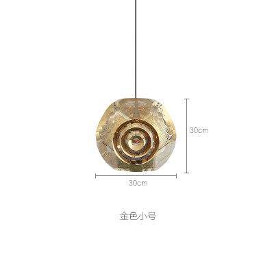 Suspension design doré ou argenté Hollowed - vue 11 sur 13