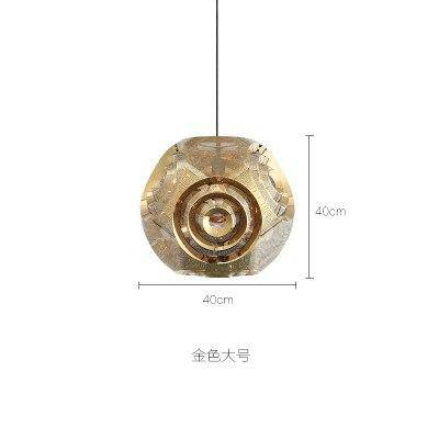 Suspension design doré ou argenté Hollowed - vue 5 sur 13