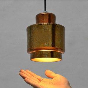 Suspension design LED style cuivre (plusieurs formes) - vue 8 sur 9