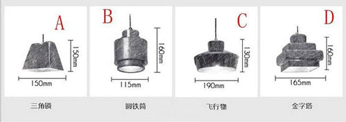 Suspension design LED style cuivre (plusieurs formes) - vue 6 sur 9