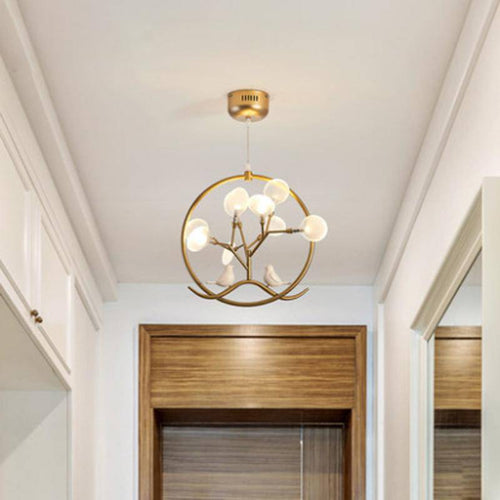 Lustre design à LED doré luciole Firefly - vue 4 sur 7