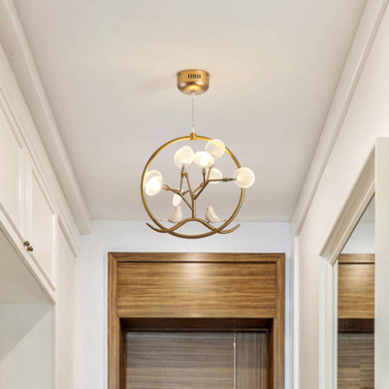 Lustre design à LED doré luciole Firefly - vue 3 sur 7