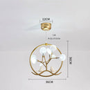 Lustre design à LED doré luciole Firefly