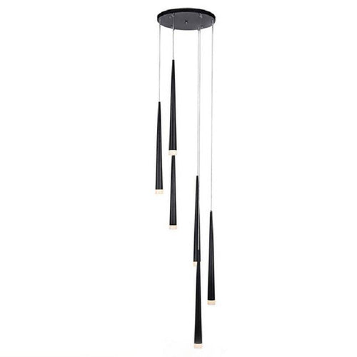 Lustre design moderne à LED avec cônes pendants Combo - vue 5 sur 5