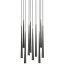 Lustre design moderne à LED avec cônes pendants Combo