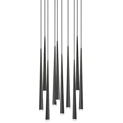 Lustre design moderne à LED avec cônes pendants Combo - vue 4 sur 5