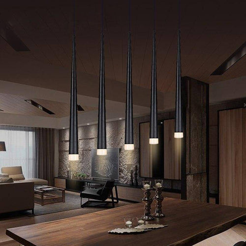 Lustre design moderne à LED avec cônes pendants Combo - vue 2 sur 5