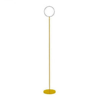 Lampadaire design LED fin doré