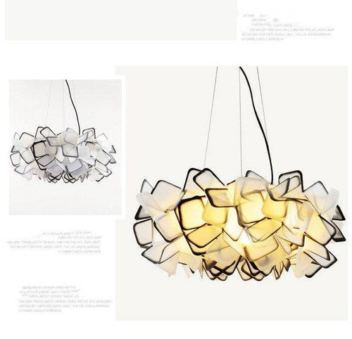 Suspension design de couleur en acrylique Clizia - vue 4 sur 9
