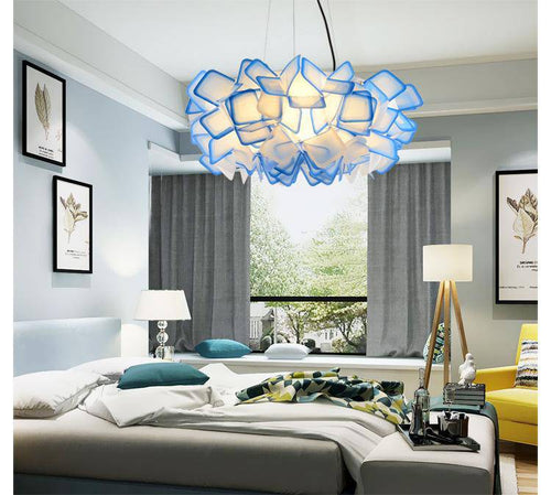 Suspension design de couleur en acrylique Clizia - vue 5 sur 9