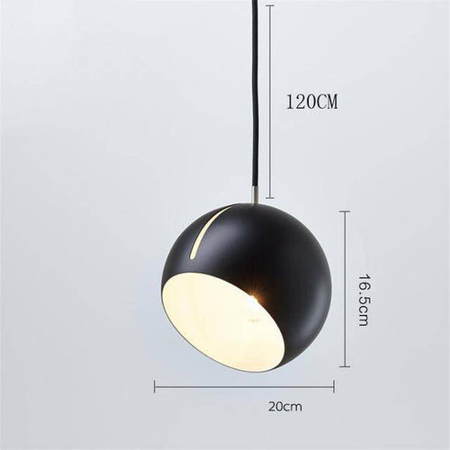 Suspension design à LED en forme de boule dirigeable colorée Hanging - vue 9 sur 9