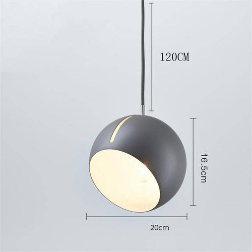 Suspension design à LED en forme de boule dirigeable colorée Hanging - vue 7 sur 9