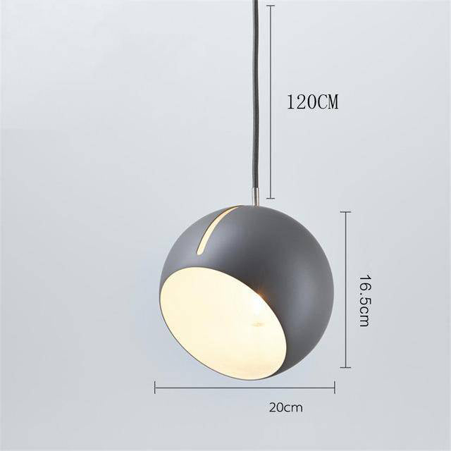 Suspension design à LED en forme de boule dirigeable colorée Hanging - vue 6 sur 9