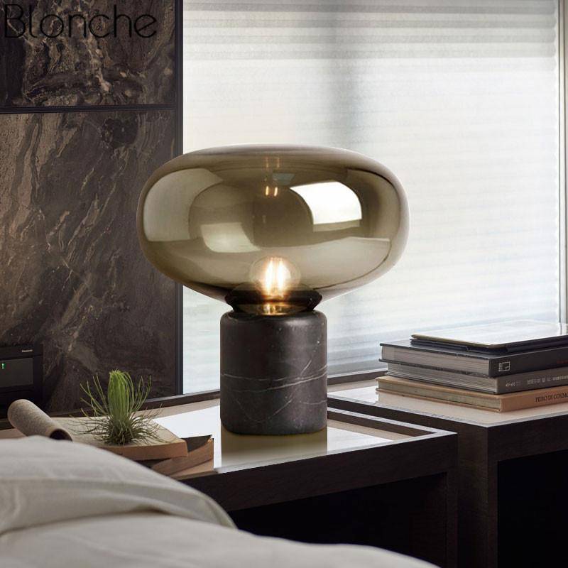 Lampe de table design à LED en verre Night - vue 7 sur 7