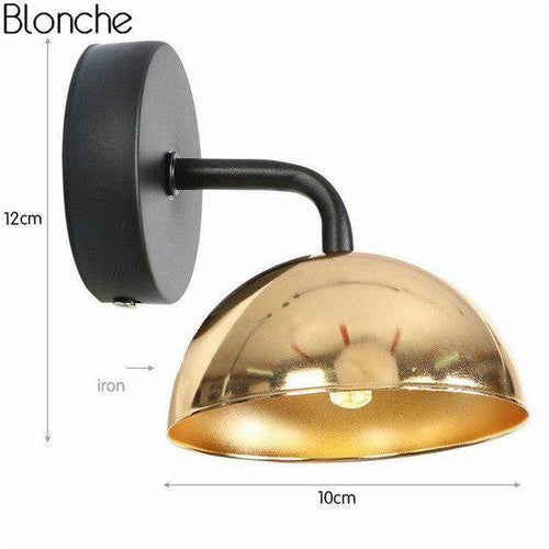Applique LED avec abat-jour en metal - vue 9 sur 9