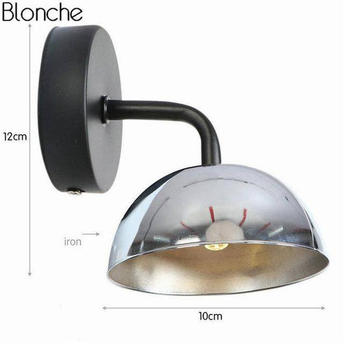 Applique LED avec abat-jour en metal - vue 4 sur 9
