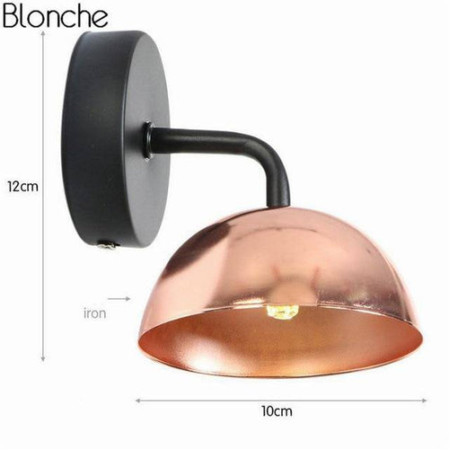 Applique LED avec abat-jour en metal - vue 10 sur 9