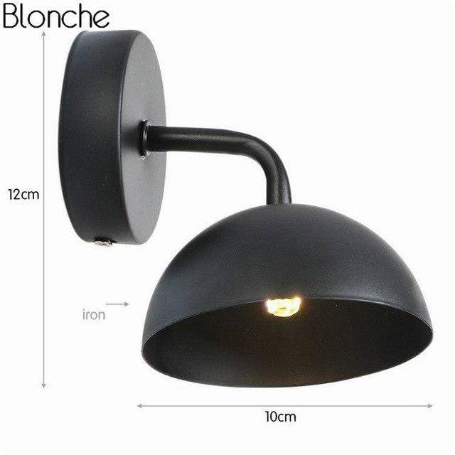 Applique LED avec abat-jour en metal - vue 6 sur 9