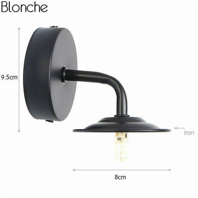 Applique LED avec abat-jour en metal - vue 4 sur 9