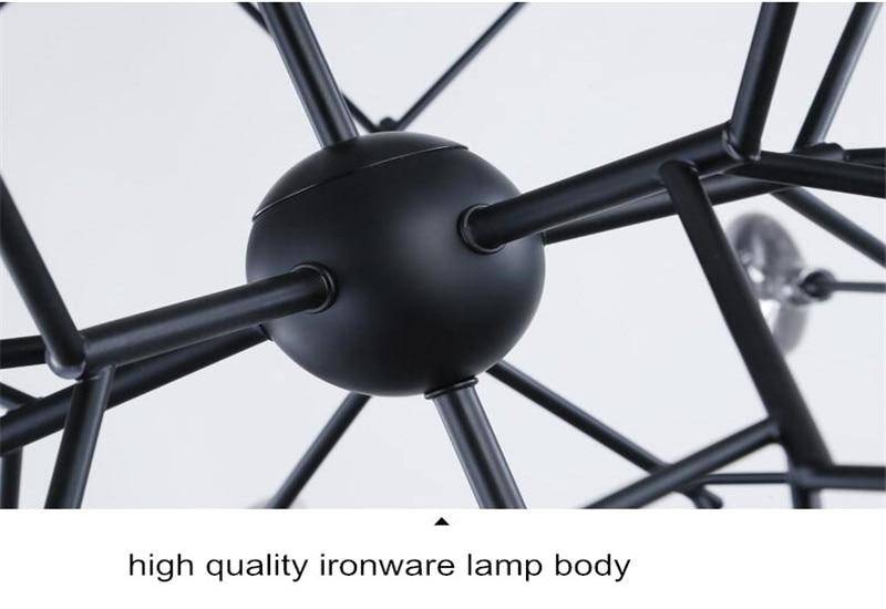 Lustre design LED arbre à branches Leaf - vue 8 sur 12